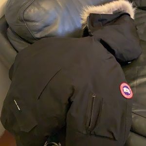 Black Canada Goose Bomber jacket